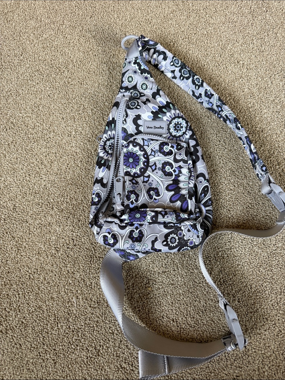 Vera Bradley Tranquil Medallion ReActive mini sling backpack